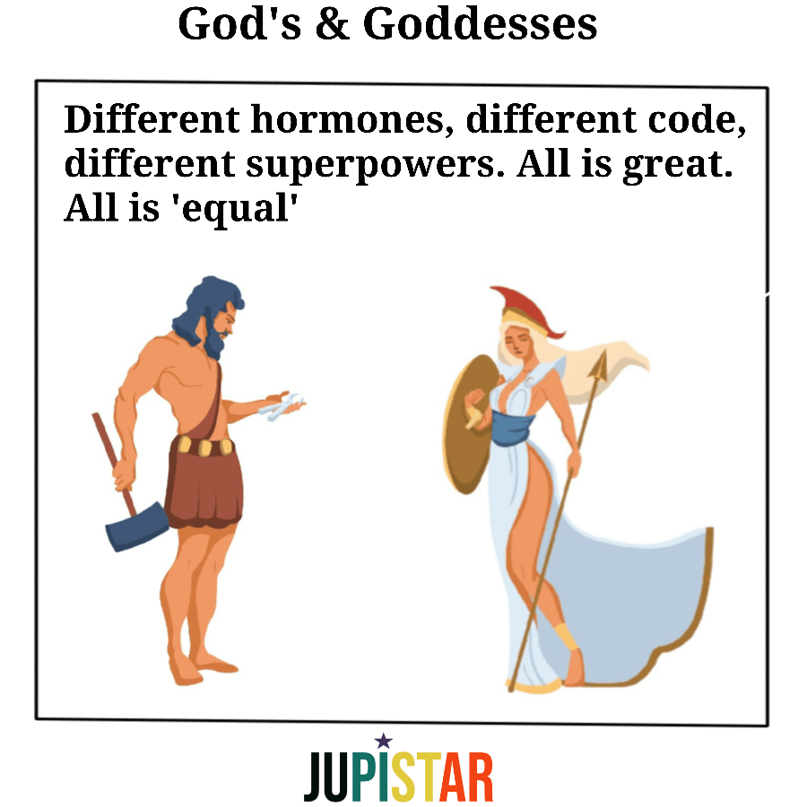 Masculine & Feminine. God's and Goddesses.